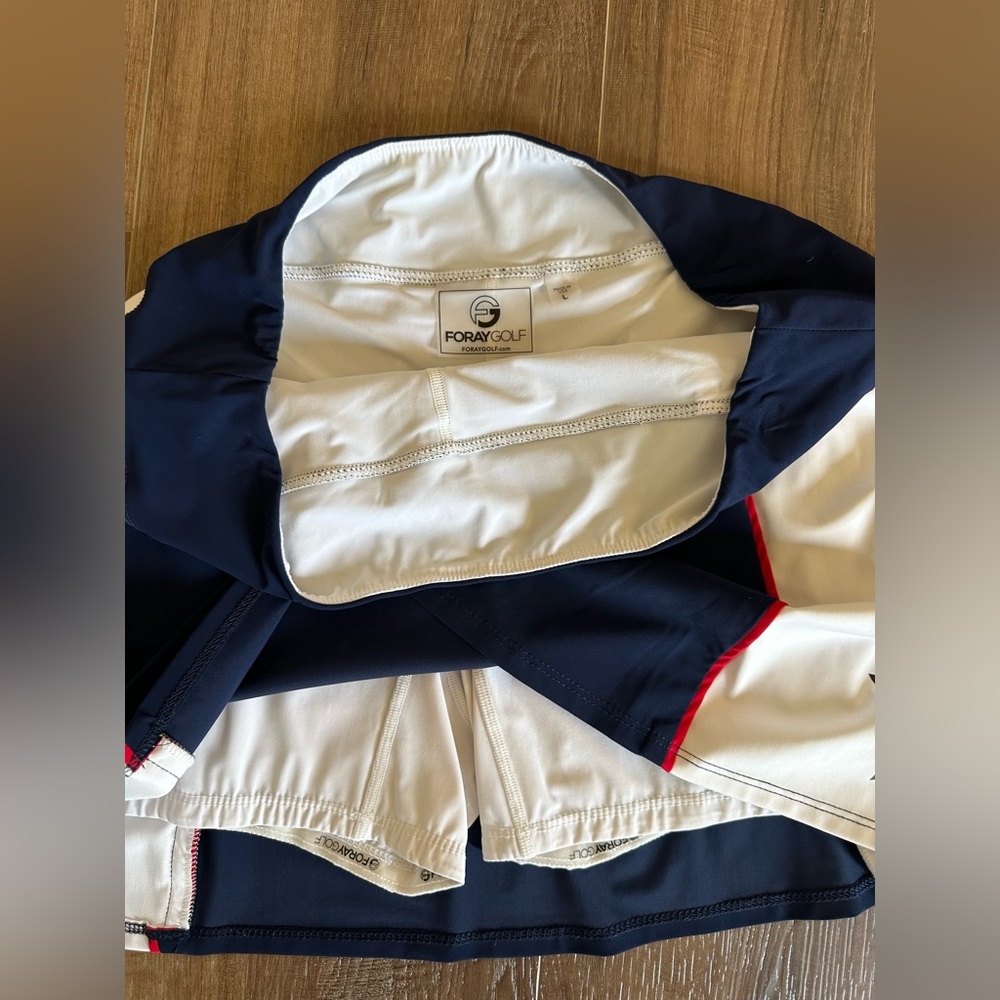 Foray Golf America Star Stripe Skort and Top - Size L - Picture 9 of 12